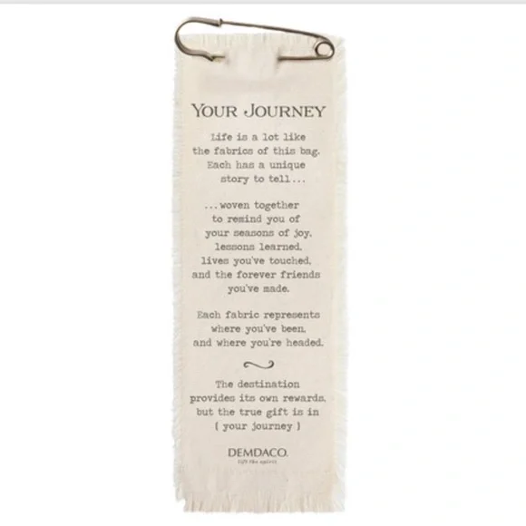 NWOT Demdaco Your Journey Indigo Crossbody Bag - Picture 6 of 12